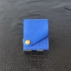 cartera atlas azul cuero